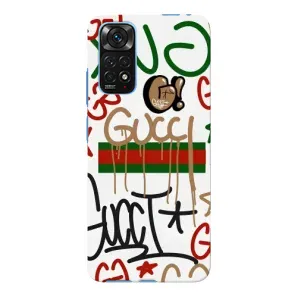 Чехол с принтом «Стиль GUUCI» для Xiaomi Redmi Note 11E Pro