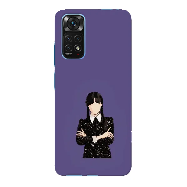 Чехол с принтом «Уэнздей в черном» для Xiaomi Redmi Note 11E Pro Чехол с принтом «Уэнздей в черном» для Xiaomi Redmi Note 11E Pro