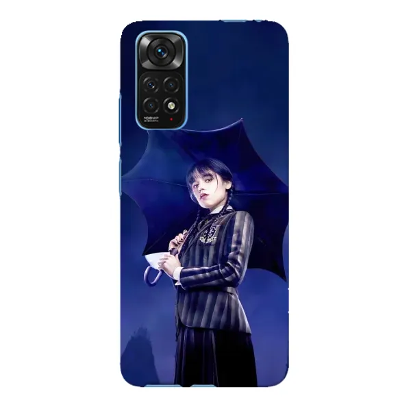Чехол с принтом «Уэнздей с зонтом» для Xiaomi Redmi Note 11E Pro Чехол с принтом «Уэнздей с зонтом» для Xiaomi Redmi Note 11E Pro