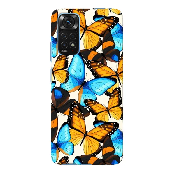 Чехол с принтом «Яркие бабочки» для Xiaomi Redmi Note 11E Pro