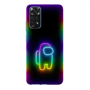 Чехол Амонг Ас для Xiaomi Redmi Note 11E Pro (AlphaPrint) (Яркий скин)