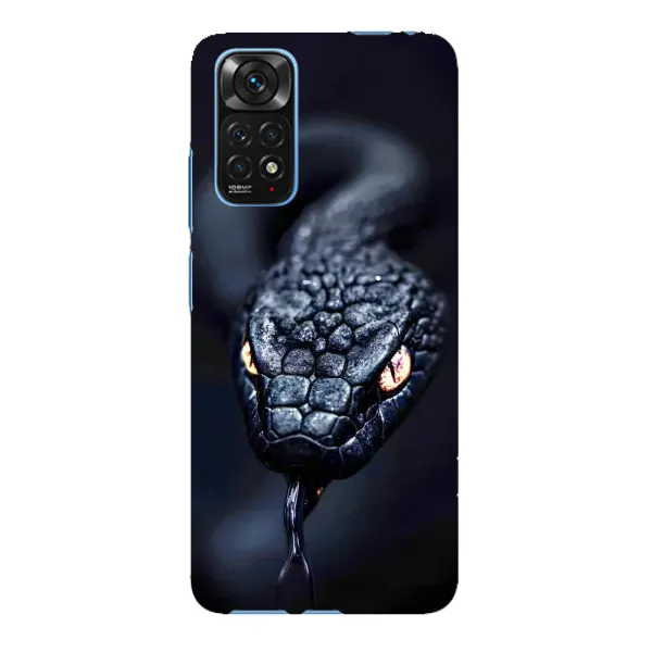 Чехол с принтом «Черная змея» для Xiaomi Redmi Note 11E Pro Чехол с принтом «Черная змея» для Xiaomi Redmi Note 11E Pro