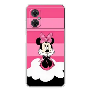 Эксклюзивный чехол для Xiaomi Redmi Note 11R (AlphaPrint - Мультяшные) (Девочка Maus)