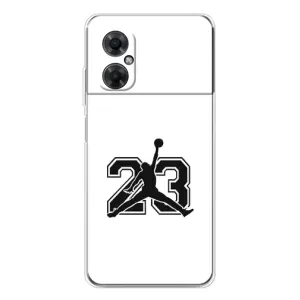 Чехлы для Xiaomi Redmi Note 11R - с картинкой JORDAN (AlphaPrint) (Jordan 23)