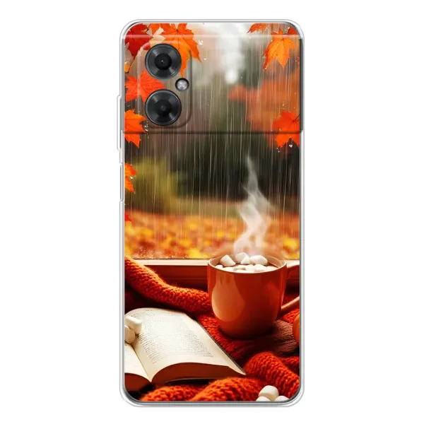 Чехол с принтом «Кофе и дождь» для Xiaomi Redmi Note 11R Чехол с принтом «Кофе и дождь» для Xiaomi Redmi Note 11R