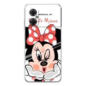 Эксклюзивный чехол для Xiaomi Redmi Note 11R (AlphaPrint - Мультяшные) (Маус Минни)
