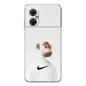 Чехлы с Обезьянами NFT для Xiaomi Redmi Note 11R (AlphaPrint) (обезьяна NFT Nike)