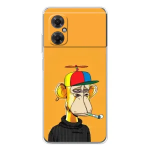 Чехлы с Обезьянами NFT для Xiaomi Redmi Note 11R (AlphaPrint) (Скучающая Обезьяна NFT)