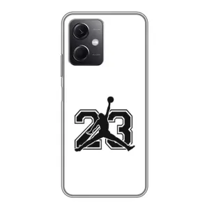 Чехлы для Xiaomi Redmi Note 12 (5G) - с картинкой JORDAN (AlphaPrint) (Jordan 23)