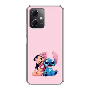 Чехол с принтом Стич на Xiaomi Redmi Note 12 (5G) (Лило и Стич)