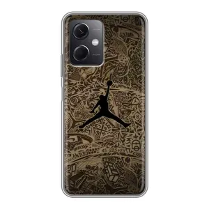 Чехлы для Xiaomi Redmi Note 12 (5G) - с картинкой JORDAN (AlphaPrint) (Logo Jordan)