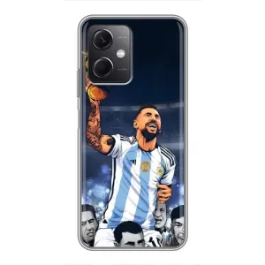 Чохли для Xiaomi Redmi Note 12 (5G) (Leo чемпіон) (AlphaPrint) (Мессі з кубком)