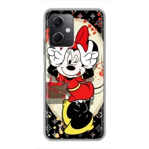 Чехол Disney Mouse Xiaomi Redmi Note 12 (5G) (PREMIUMPrint) (Минни peace)