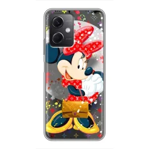 Чехол Disney Mouse Xiaomi Redmi Note 12 (5G) (PREMIUMPrint) (Minni с бантиком)