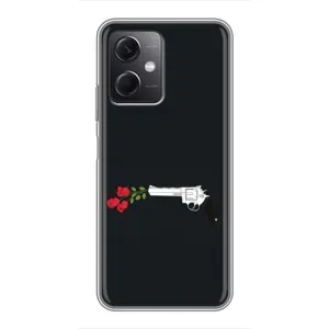 Чехлы (ART) Цветы на Xiaomi Redmi Note 12 (5G) (VPrint) (Неожиданные цветы)