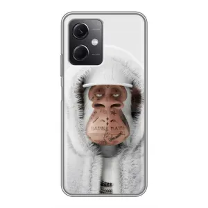 Чехлы с Обезьянами NFT для Xiaomi Redmi Note 12 (5G) (AlphaPrint) (обезьяна NFT в тату)