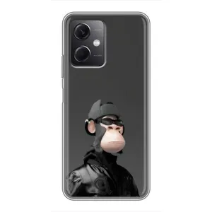 Чехлы с Обезьянами NFT для Xiaomi Redmi Note 12 (5G) (AlphaPrint) (стильная обезьяна NFT)