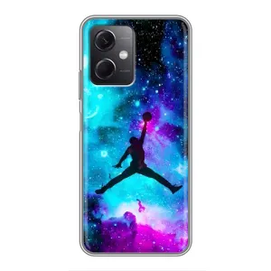 Чехлы для Xiaomi Redmi Note 12 (5G) - с картинкой JORDAN (AlphaPrint) (Яркий Джордан)