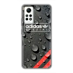 Чехлы Адидас для Xiaomi Redmi Note 12 Pro (4g) (AlphaPrint) (Адидас принт)