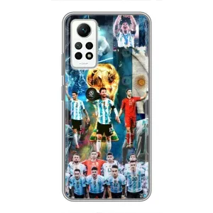Чохли Мессі для Xiaomi Redmi Note 12 Pro (4g) (AlphaPrint) (Аргентина Мессі)