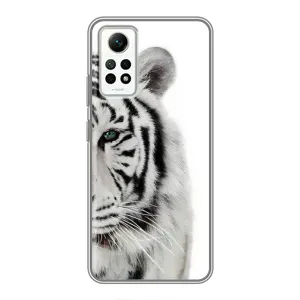 Чохли з картинкою животних Xiaomi Redmi Note 12 Pro (4g) (Білий Тигр)