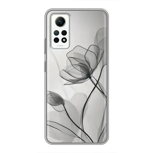 Чохол з принтом «Чорні квіти» для Xiaomi Redmi Note 12 Pro (4g) Чохол з принтом «Чорні квіти» для Xiaomi Redmi Note 12 Pro (4g)