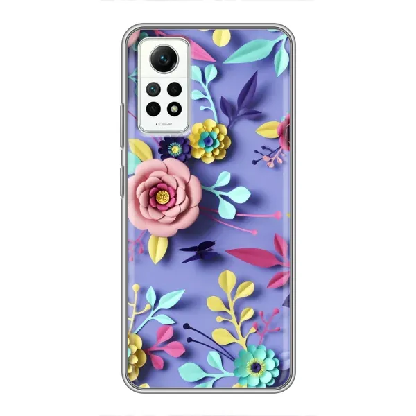 Чохол з принтом «Дизайн квітів» для Xiaomi Redmi Note 12 Pro (4g)
