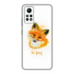 Чохли з картинкою Лисичка для Xiaomi Redmi Note 12 Pro (4g) (VPrint) (Дівчинка Лиса)