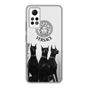 Чохли VERSACE для Сяомі Редмі Нот 12 Про (4g) (PREMIUMPrint) (Доберман Версаче)