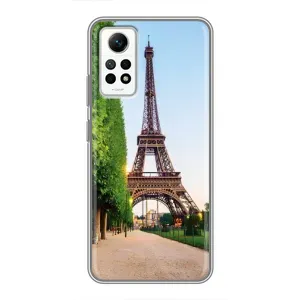 Чехол Эйфелева Башня для Xiaomi Redmi Note 12 Pro (4g) - (AlphaPrint) (Дорога в Париж)