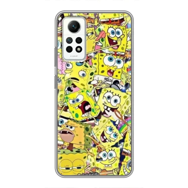 Чехол с принтом «Эмоции Спанч Боба» для Xiaomi Redmi Note 12 Pro (4g)