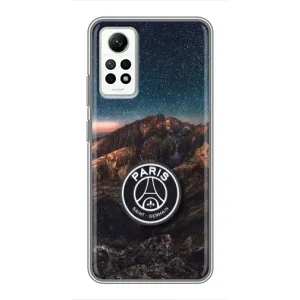 Чехлы PSG для Xiaomi Redmi Note 12 Pro (4g) (AlphaPrint) (ФК ПСЖ)