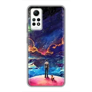 Космічні Чохли для Сяомі Редмі Нот 12 Про (4g) (VPrint) (Вид Галактики)
