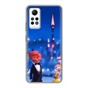 Чехол Зоотрополіс на Xiaomi Redmi Note 12 Pro (4g) (Романтический вечер Зверополис)