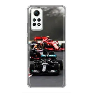 Чехол Формула1 на Xiaomi Redmi Note 12 Pro (4g) (Гонка Формула 1)
