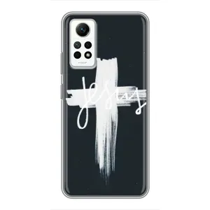 Чехол для Xiaomi Redmi Note 12 Pro (4g) (AlphaPrint) - (Христианские) (Иисус)