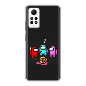 Чехол Амонг Ас для Xiaomi Redmi Note 12 Pro (4g) (AlphaPrint) (Импостер)