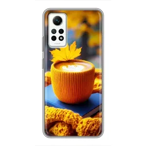 Чехол с принтом «Кофе на желтом пледе» для Xiaomi Redmi Note 12 Pro (4g)