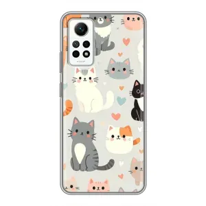 Чохол з малюнком кіт на Xiaomi Redmi Note 12 Pro (4g) (Колаж котів)