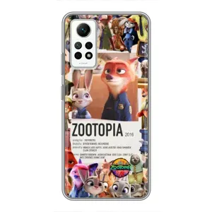 Чехол Зоотрополіс на Xiaomi Redmi Note 12 Pro (4g) (Постер Зверополис)