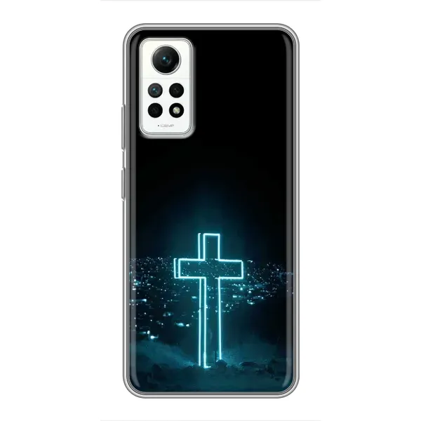 Чехол с принтом «Крест и город» для Xiaomi Redmi Note 12 Pro (4g)