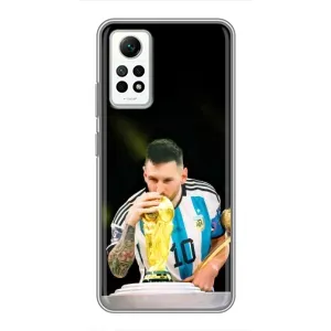 Чохли для Xiaomi Redmi Note 12 Pro (4g) (Leo чемпіон) (AlphaPrint) (Кубок Мессі)