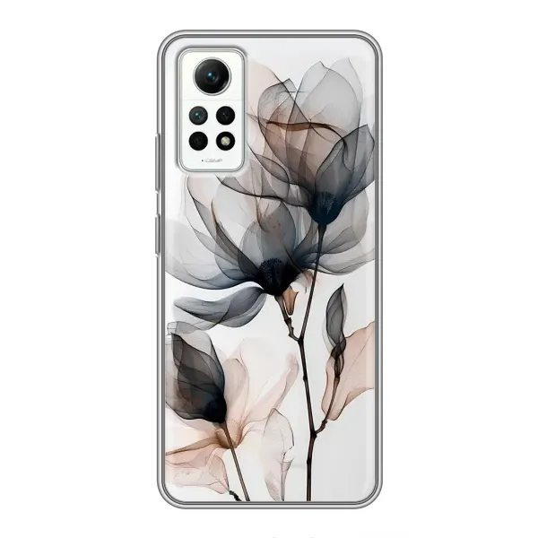 Чохол з принтом «Квіти на білому» для Xiaomi Redmi Note 12 Pro (4g) Чохол з принтом «Квіти на білому» для Xiaomi Redmi Note 12 Pro (4g)
