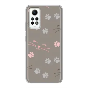 Чохол з малюнком кіт на Xiaomi Redmi Note 12 Pro (4g) (Лапи і вуса)