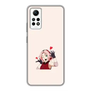Чохли Персонажі Аніме Наруто для Xiaomi Redmi Note 12 Pro (4g) (AlphaPrint) (Лайк Сакура)