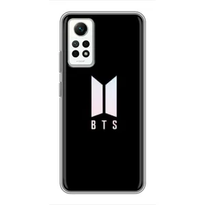 Чехол с принтом «Лого BTS» для Xiaomi Redmi Note 12 Pro (4g)