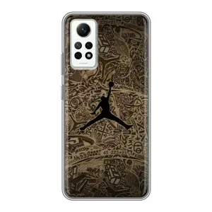 Чехлы для Xiaomi Redmi Note 12 Pro (4g) - с картинкой JORDAN (AlphaPrint) (Logo Jordan)