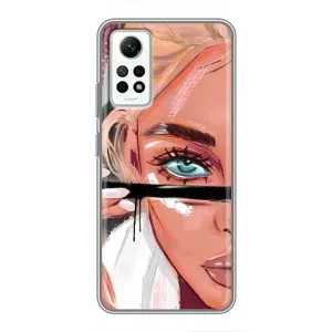 Чохол з друком для Xiaomi Redmi Note 12 Pro (4g) - (Мода) (AlphaPrint) (Макіяж)