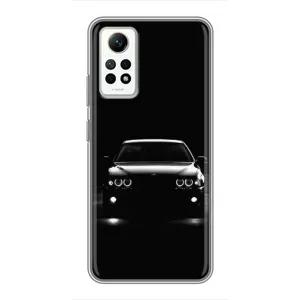 Чохол для Сяомі Редмі Нот 12 Про (4g) - з принтом БМВ (AlphaPrint) (Машина BMW)
