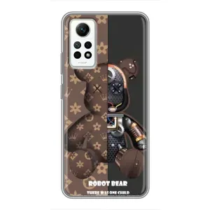 Крутые Чехлы Луи Виттон для Xiaomi Redmi Note 12 Pro (4g) (AlphaPrint) (Медведь Луи Витон)